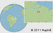 Savanna Style Location Map of the area around 3° 30' 2" S, 49° 13' 30" W