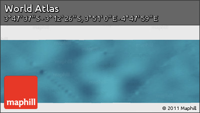 Satellite Panoramic Map of the Area around 3° 30' 2" S, 4° 19' 30" E