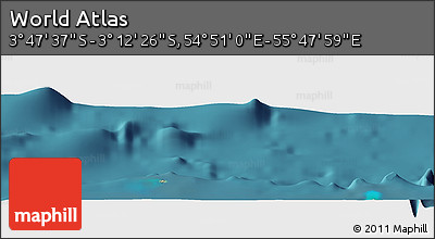 Satellite Panoramic Map of the Area around 3° 30' 2" S, 55° 19' 30" E