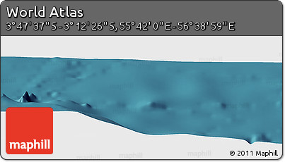 Satellite Panoramic Map of the Area around 3° 30' 2" S, 56° 10' 29" E