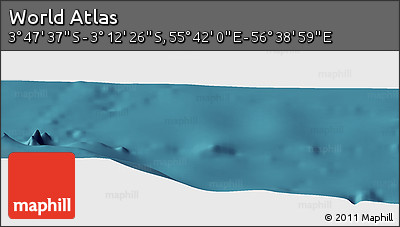Satellite Panoramic Map of the Area around 3° 30' 2" S, 56° 10' 29" E