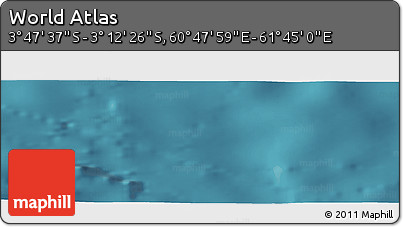 Satellite Panoramic Map of the Area around 3° 30' 2" S, 61° 16' 29" E