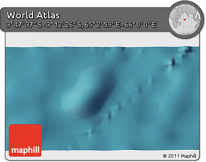 Satellite 3D Map of the Area around 3° 30' 2" S, 65° 31' 30" E