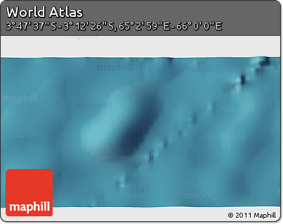 Satellite 3D Map of the Area around 3° 30' 2" S, 65° 31' 30" E
