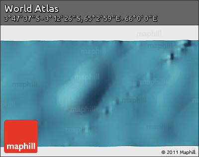 Satellite 3D Map of the Area around 3° 30' 2" S, 65° 31' 30" E