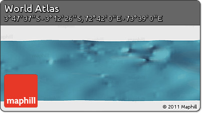 Satellite Panoramic Map of the Area around 3° 30' 2" S, 73° 10' 30" E