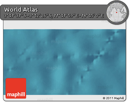 Satellite 3D Map of the Area around 3° 30' 2" S, 78° 16' 30" E