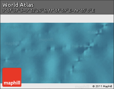 Satellite 3D Map of the Area around 3° 30' 2" S, 78° 16' 30" E
