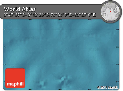 Satellite Map of the Area around 3° 30' 2" S, 79° 58' 29" E