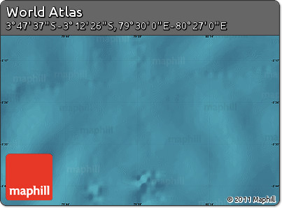 Satellite Map of the Area around 3° 30' 2" S, 79° 58' 29" E