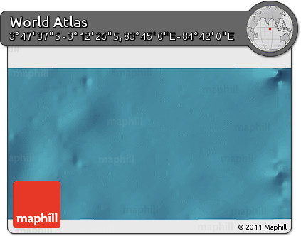 Satellite 3D Map of the Area around 3° 30' 2" S, 84° 13' 29" E