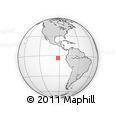Outline Map of the Area around 3° 30' 2" S, 92° 34' 29" W, rectangular outline