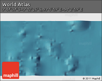 Satellite 3D Map of the Area around 3° 30' 2" S, 93° 34' 29" E