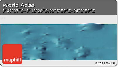Satellite Panoramic Map of the Area around 3° 30' 2" S, 93° 34' 29" E