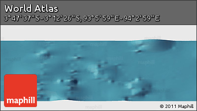 Satellite Panoramic Map of the Area around 3° 30' 2" S, 93° 34' 29" E