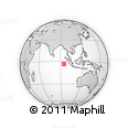 Outline Map of the Area around 3° 30' 2" S, 94° 25' 30" E, rectangular outline
