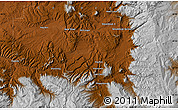 Physical Map of the area around 40° 23' 48" N, 107° 1' 30" W