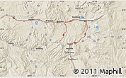 Shaded Relief Map of the area around 40° 23' 48" N, 107° 1' 30" W
