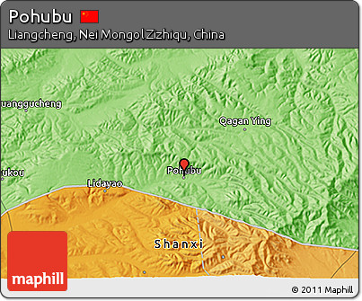 Political 3D Map of Pohubu