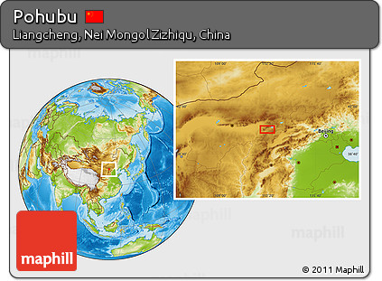 Physical Location Map of Pohubu