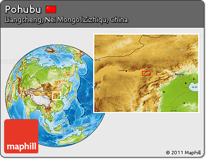 Physical Location Map of Pohubu