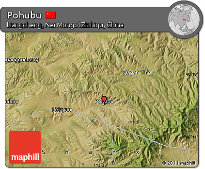 Satellite Map of Pohubu
