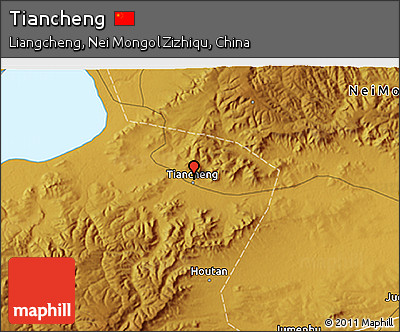 Physical 3D Map of Tiancheng