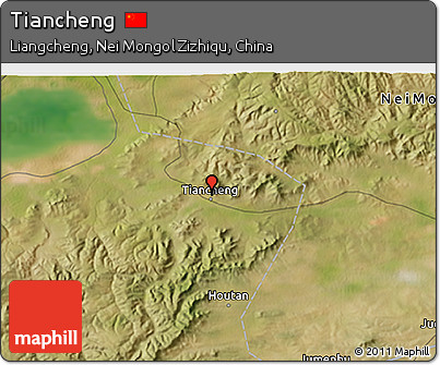 Satellite 3D Map of Tiancheng
