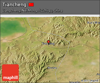 Satellite 3D Map of Tiancheng