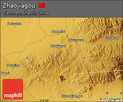 Physical Map of Zhaojiagou
