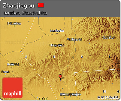 Physical Map of Zhaojiagou