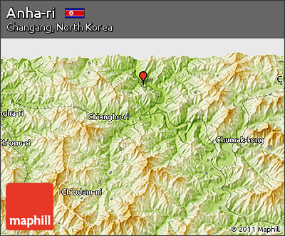 Physical 3D Map of Anha-ri