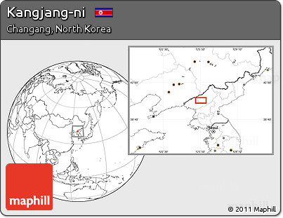 Blank Location Map of Kangjang-ni