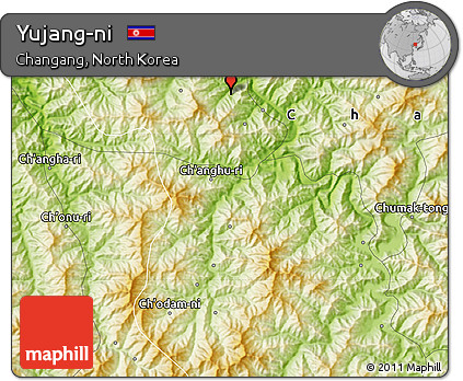 Physical Map of Yujang-ni