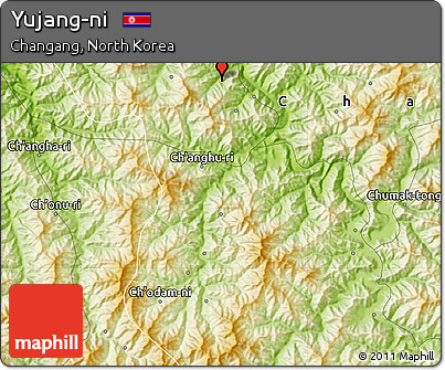 Physical Map of Yujang-ni