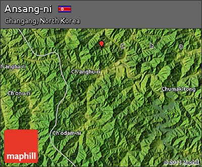 Satellite Map of Ansang-ni