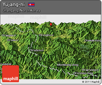 Satellite Panoramic Map of Yujang-ni
