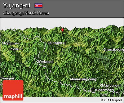 Satellite Panoramic Map of Yujang-ni