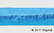 Physical Panoramic Map of the area around 40° 23' 48" N, 128° 16' 30" W