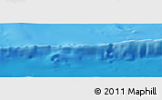 Shaded Relief Panoramic Map of the area around 40° 23' 48" N, 128° 16' 30" W