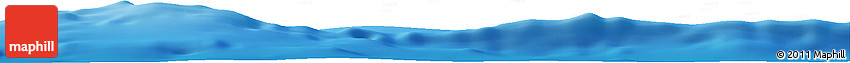 Shaded Relief Horizon Map of the Area around 40° 23' 48" N, 129° 7' 30" W
