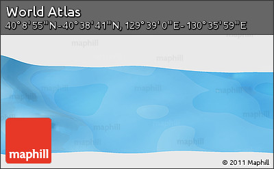 Political Panoramic Map of the Area around 40° 23' 48" N, 130° 7' 30" E