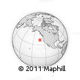 Outline Map of the Area around 40° 23' 48" N, 132° 31' 30" W, rectangular outline