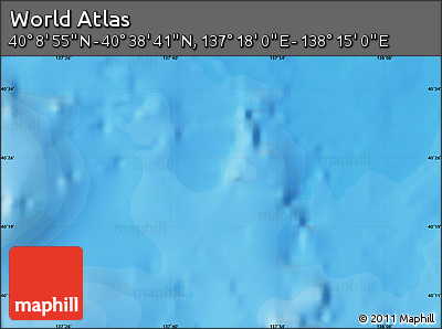 Political Map of the Area around 40° 23' 48" N, 137° 46' 30" E