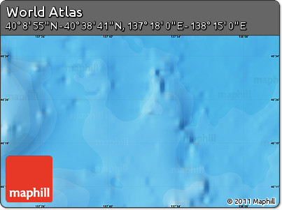 Political Map of the Area around 40° 23' 48" N, 137° 46' 30" E