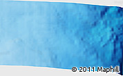 Physical 3D Map of the area around 40° 23' 48" N, 143° 43' 29" E
