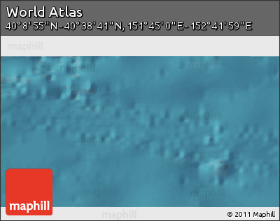 Satellite 3D Map of the Area around 40° 23' 48" N, 152° 13' 29" E