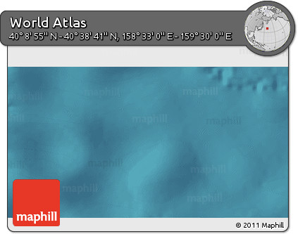 Satellite 3D Map of the Area around 40° 23' 48" N, 159° 1' 30" E