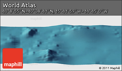 Satellite Panoramic Map of the Area around 40° 23' 48" N, 15° 13' 29" W