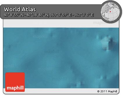 Satellite 3D Map of the Area around 40° 23' 48" N, 161° 34' 29" E